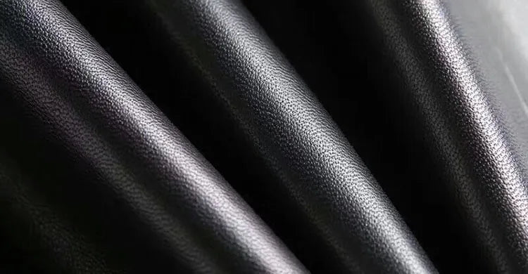 Short Black Leather Jacket with Vibrant Designer Graffiti. A True Statement Piece