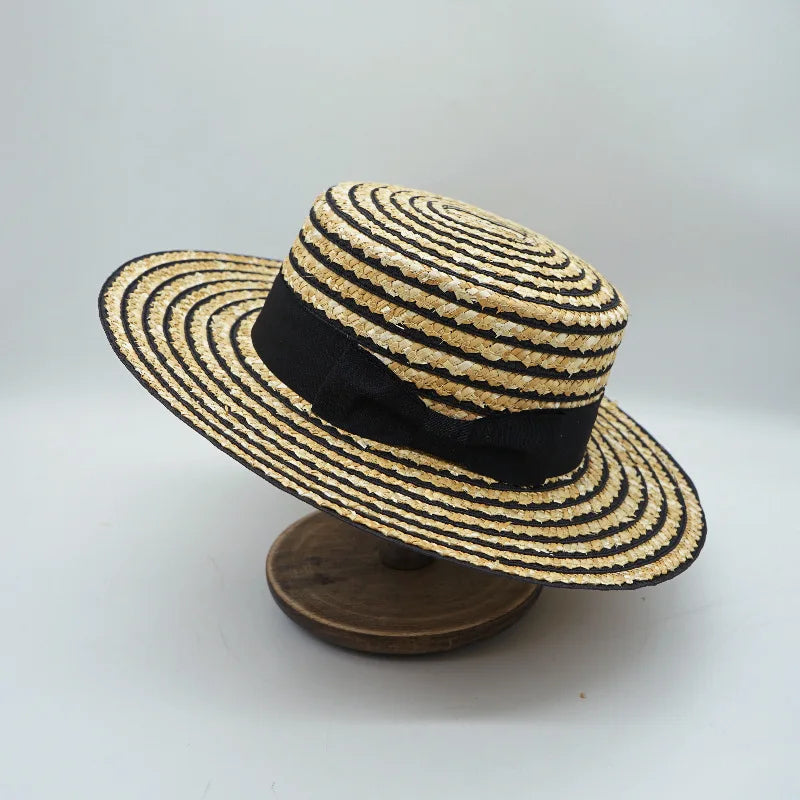 French Fedora Straw Hats. Retro Style. Perfect For Those Hot Days