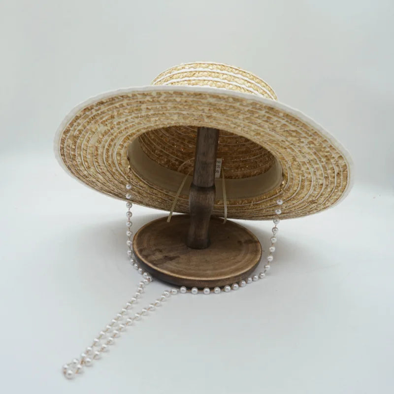 French Fedora Straw Hats. Retro Style. Perfect For Those Hot Days