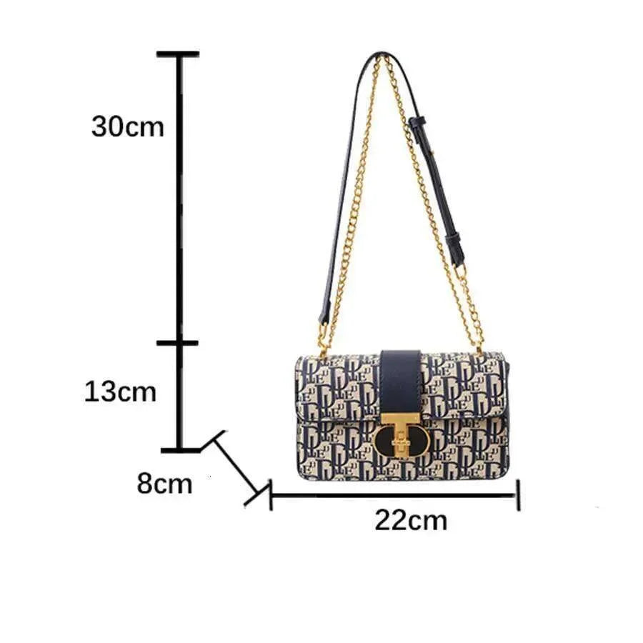 Italian Style Leather Bag. Sleek Square Shape. Sophisticated.