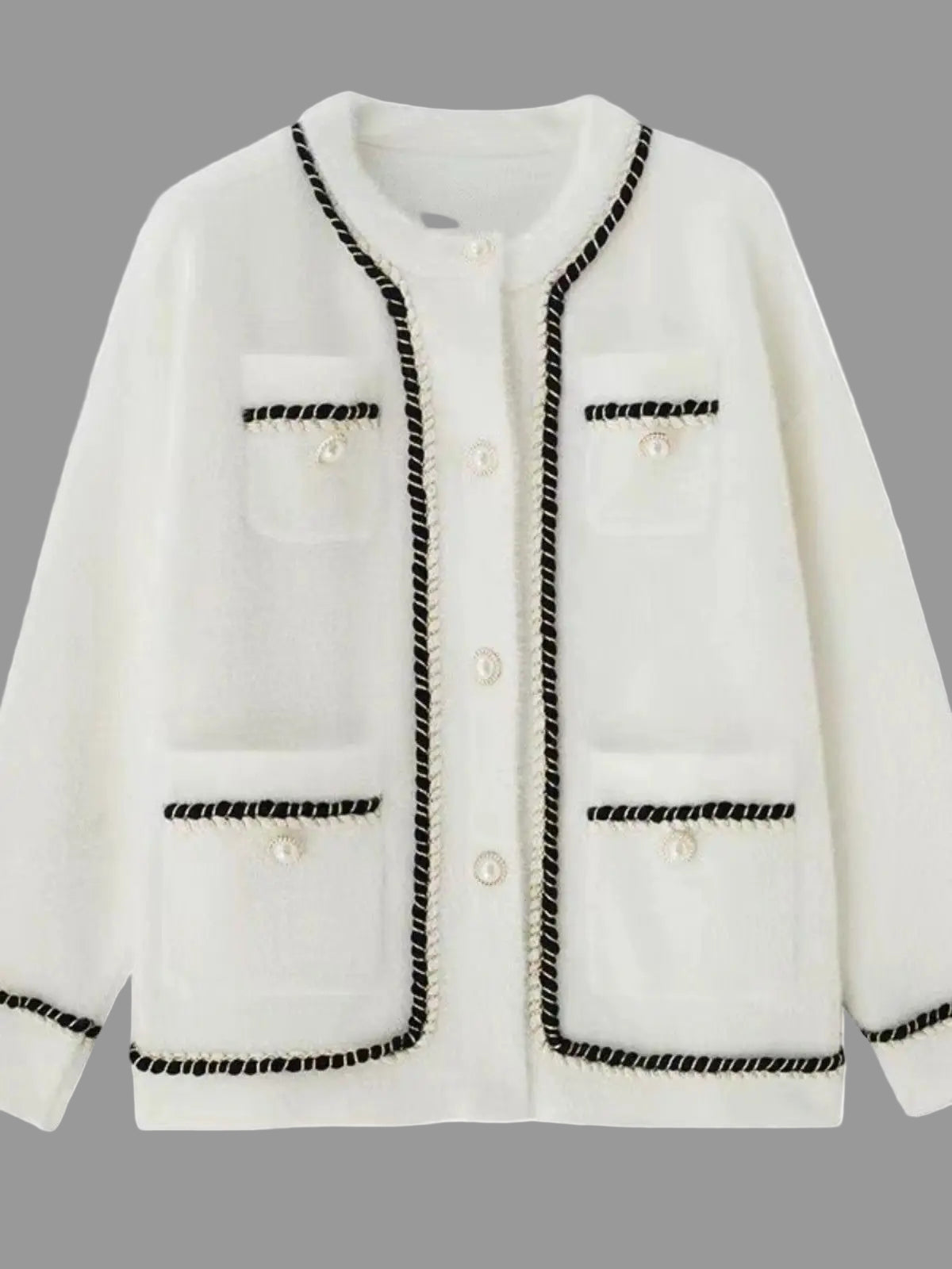 Discover Timeless Style In This Beautifully Made Elegant Cardigan.