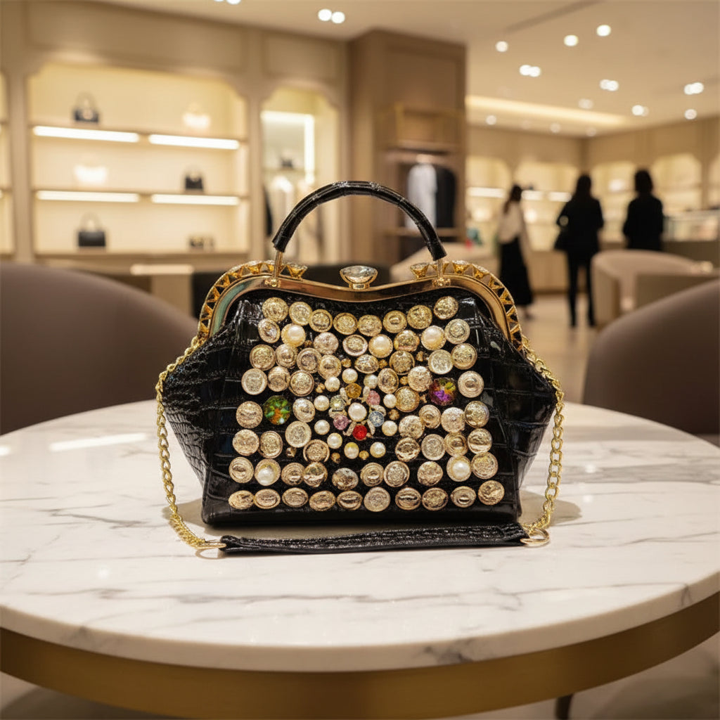 Sleek Evening Purse. Compact and Elegant