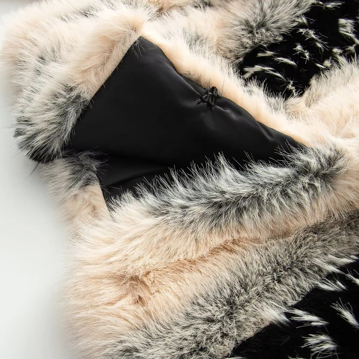 Stylish Faux Fur Jacket. Lined and Warm
