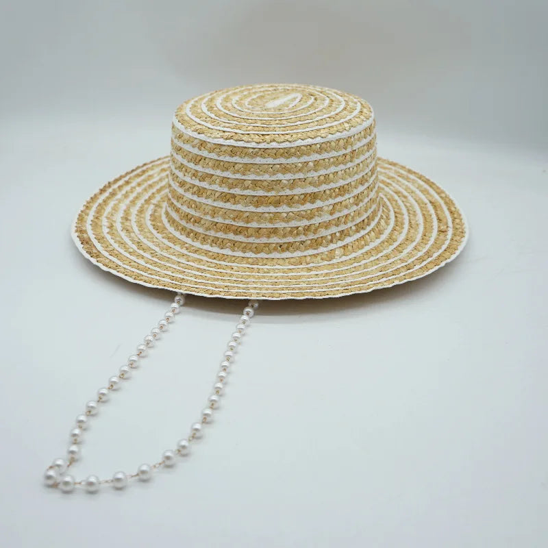 French Fedora Straw Hats. Retro Style. Perfect For Those Hot Days