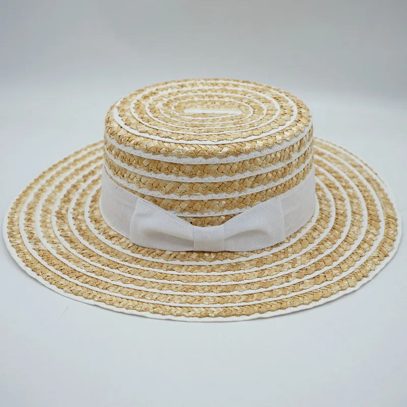 French Fedora Straw Hats. Retro Style. Perfect For Those Hot Days
