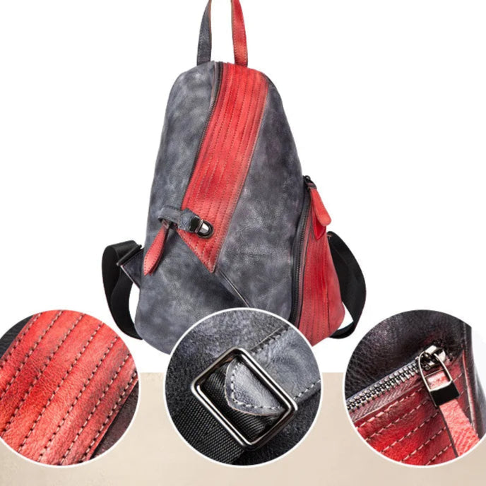 Introducing Ladies Vintage-Style Backpacks. Crafted from Genuine Leather. Choice of Colors