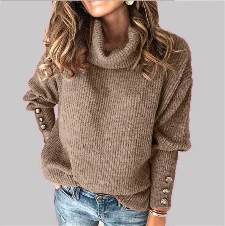 Cozy Turtleneck Pullover Sweater. Multiple Colors To Pair With Anything