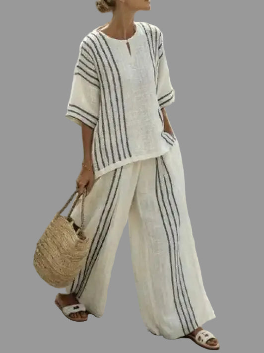 Effortlessly Chic Cotton‑Linen Summer Set