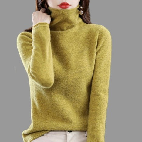 Roll Neck Merino Wool Sweater/Pullover
