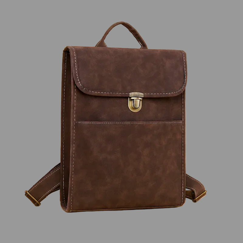 Minimalist Soft Leather Backpack. Versatile, Strong and Functional