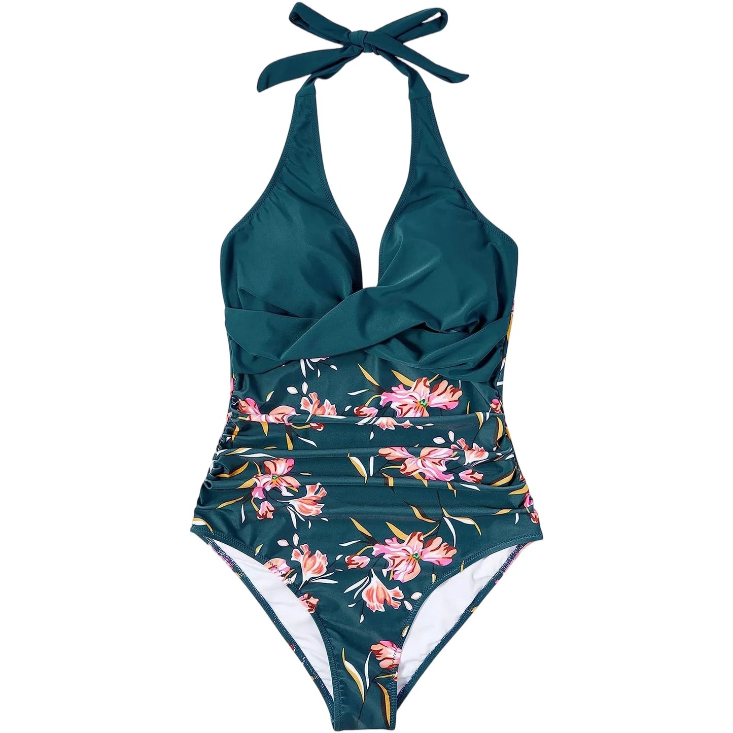 Vibrant Tummy‑Control One‑Piece Swimsuit