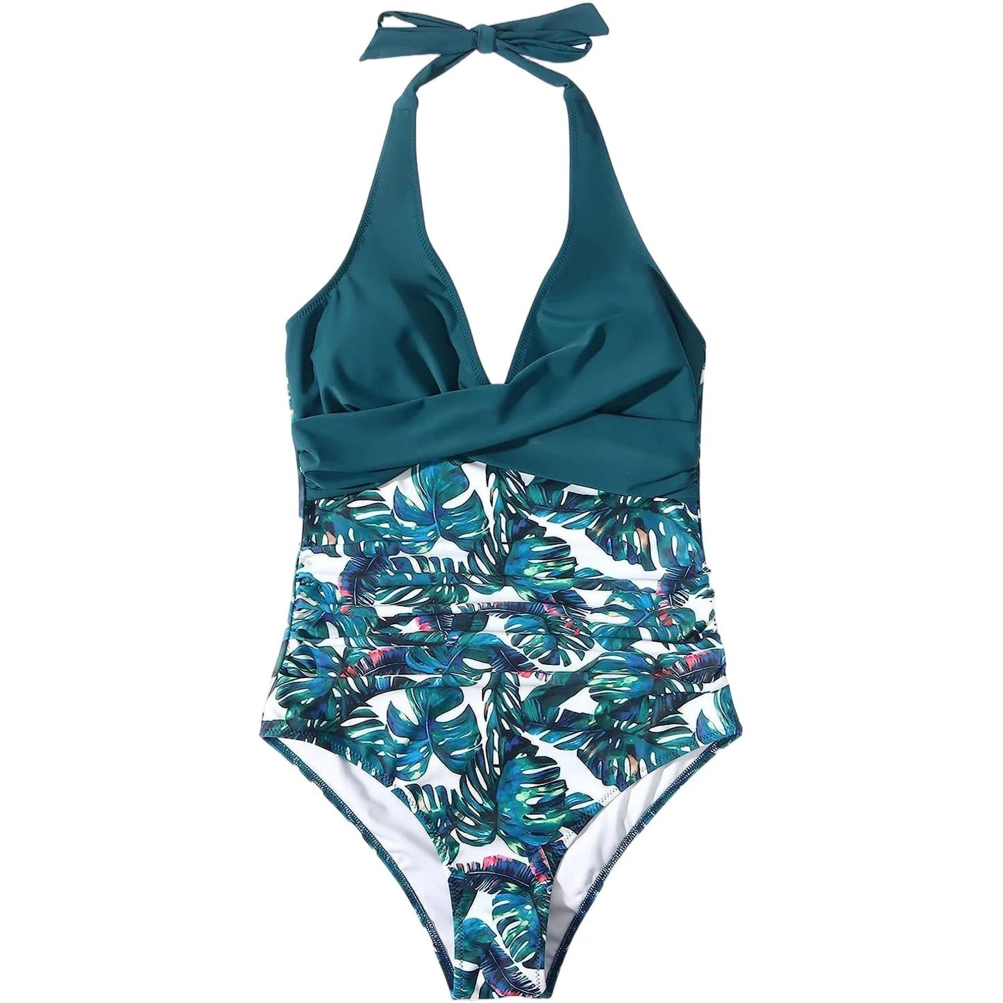 Vibrant Tummy‑Control One‑Piece Swimsuit