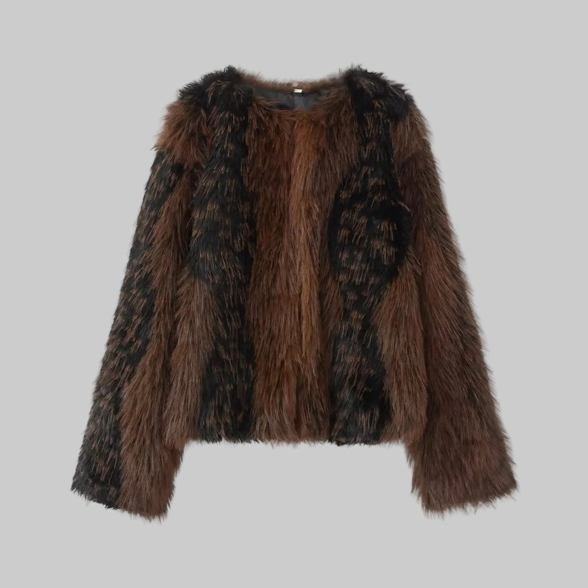 Stylish Faux Fur Jacket. Lined and Warm