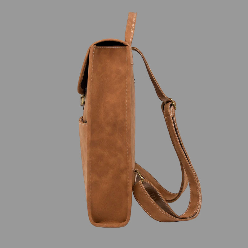 Minimalist Soft Leather Backpack. Versatile, Strong and Functional