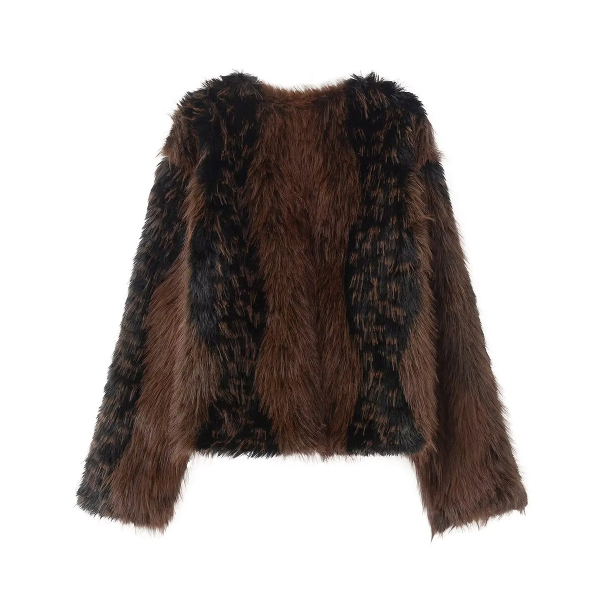 Stylish Faux Fur Jacket. Lined and Warm