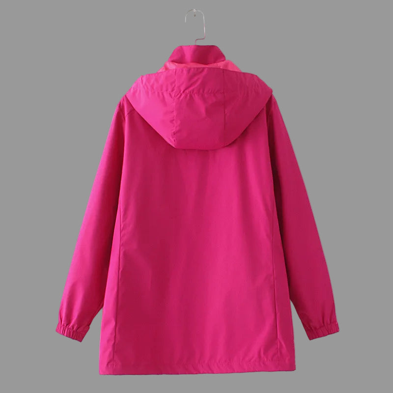 Outdoor Jacket for Ladies 2XL - 5XL.  Beautifully tailored with lining.  Hooded