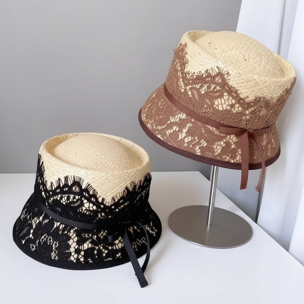 Romantic Lace Bucket Hat for Sunny Days