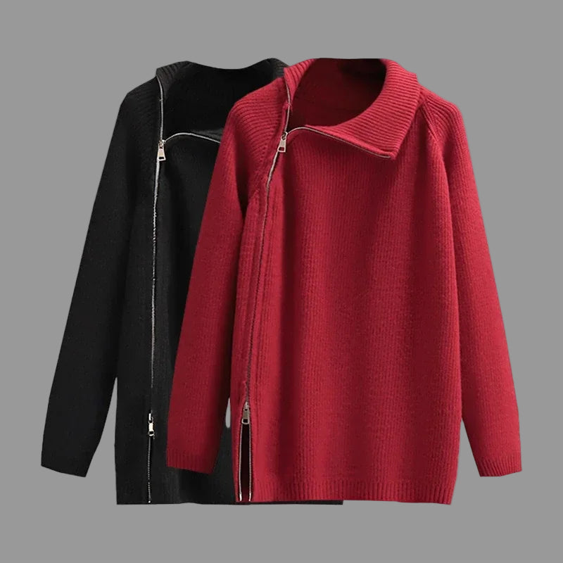 One cardigan. Infinite outfits.  Ladies Long Knit Cardigan.