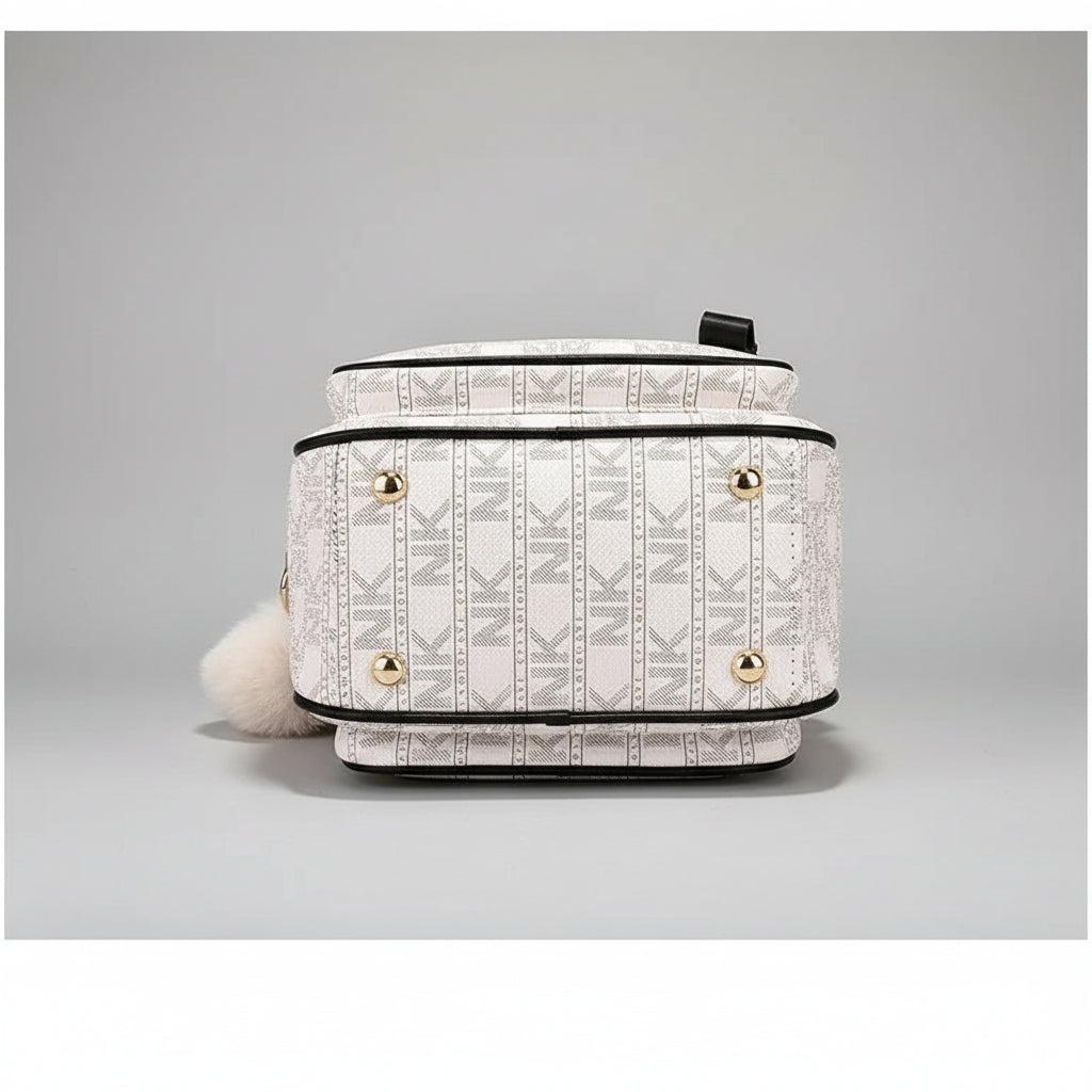 Embossed Statement Backpack. Versatile, Functional and Stylish