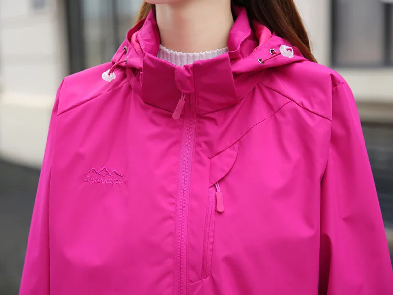 Outdoor Jacket for Ladies 2XL - 5XL.  Beautifully tailored with lining.  Hooded