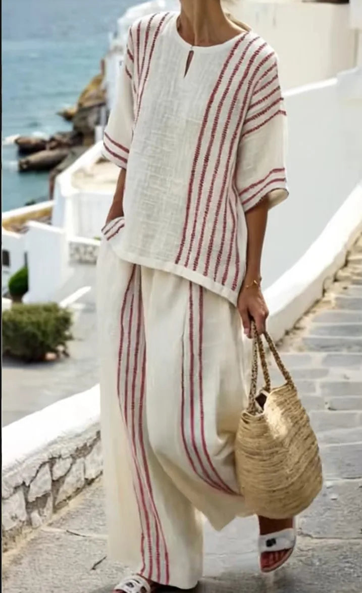 Effortlessly Chic Cotton‑Linen Summer Set