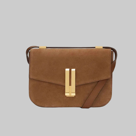 Versatile Genuine Leather Messenger Bag