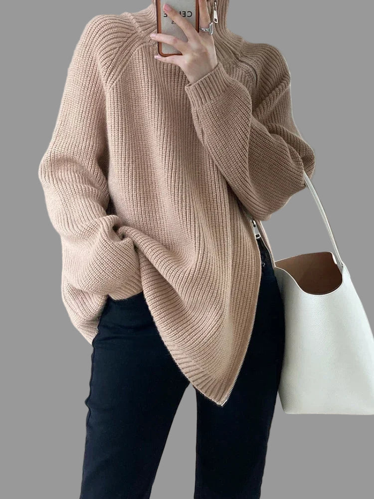 One cardigan. Infinite outfits.  Ladies Long Knit Cardigan.
