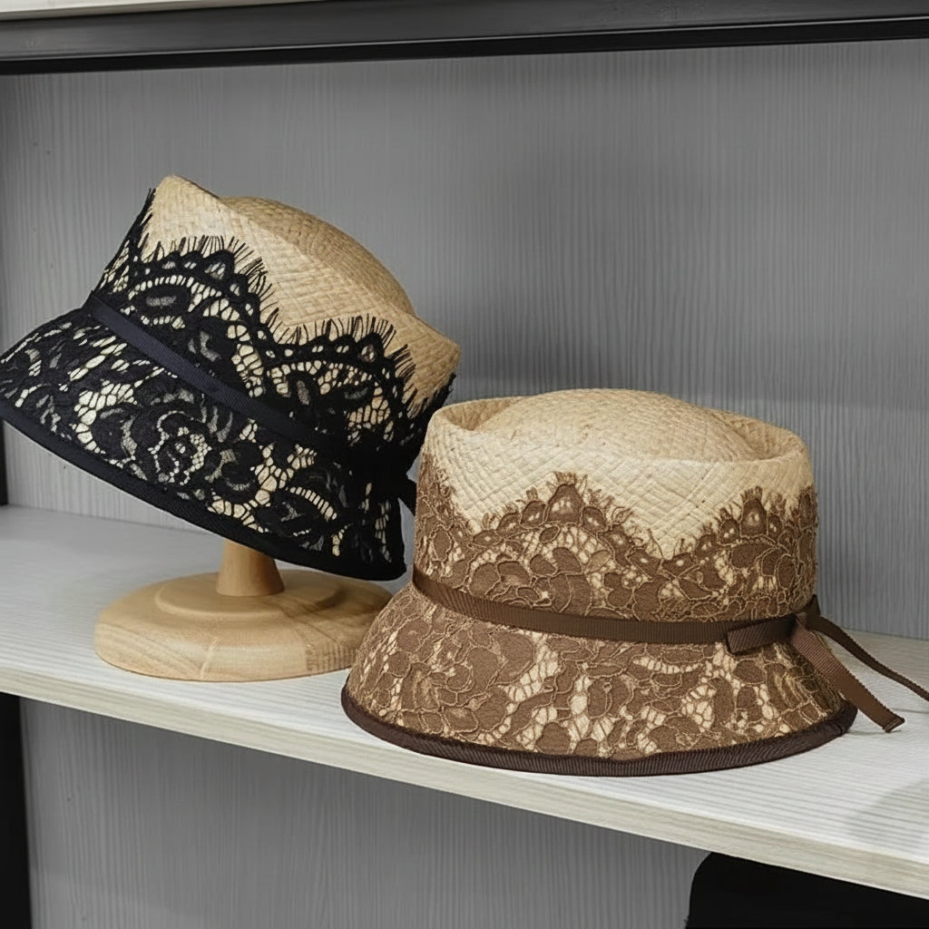 Romantic Lace Bucket Hat for Sunny Days