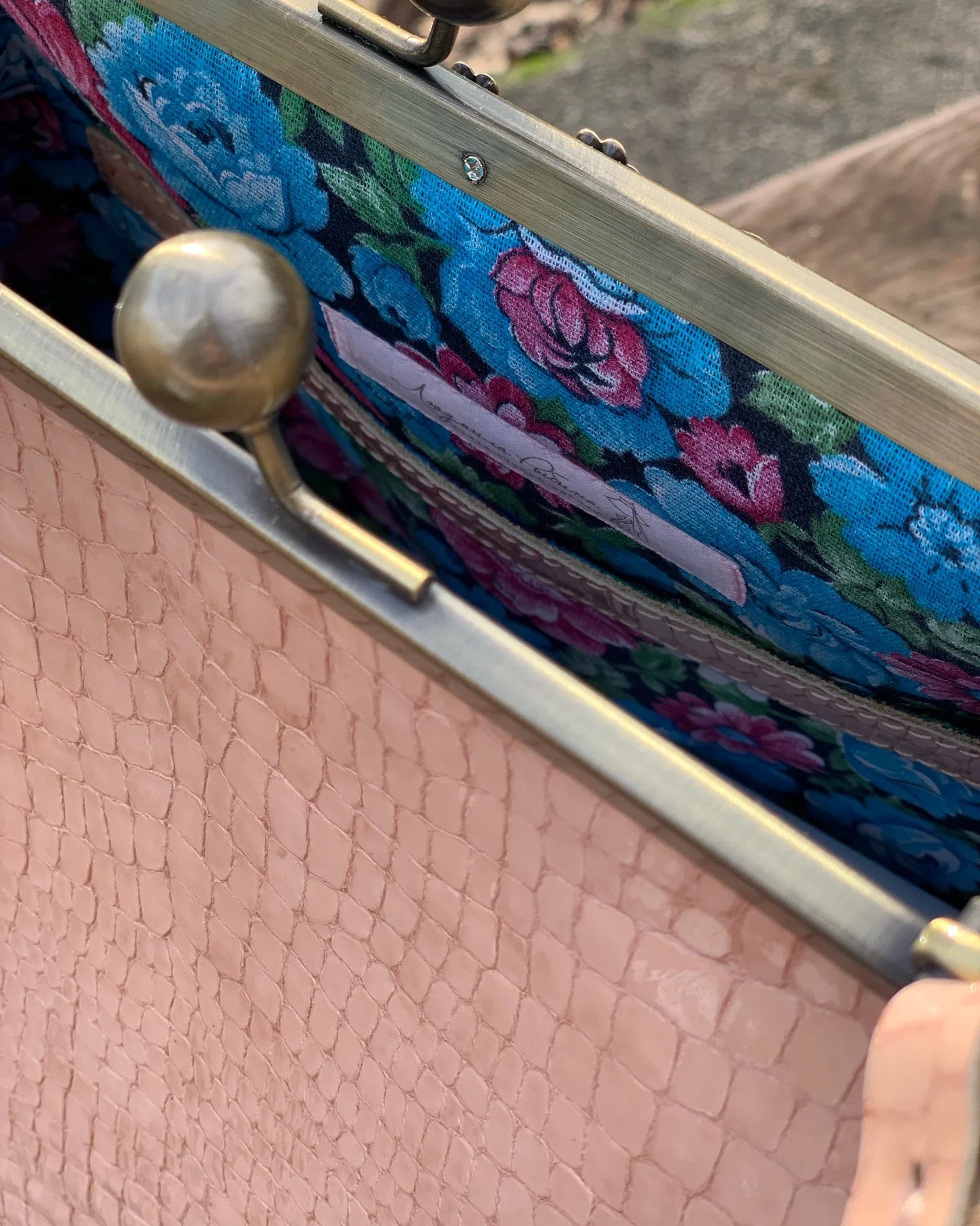 Hand Made Vintage Leather Bags in Candy Pink.  A  Must Have for your Collection