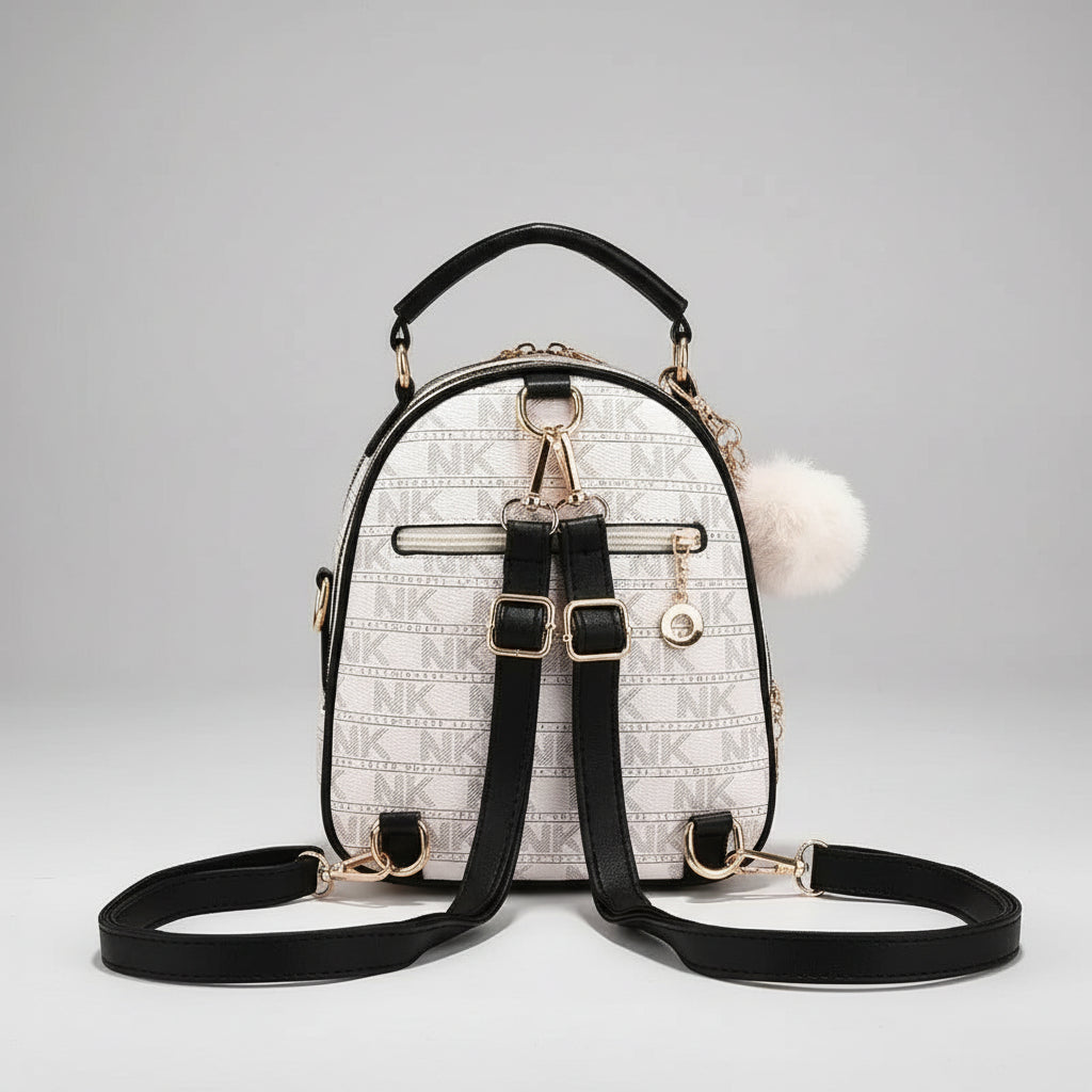 Embossed Statement Backpack. Versatile, Functional and Stylish