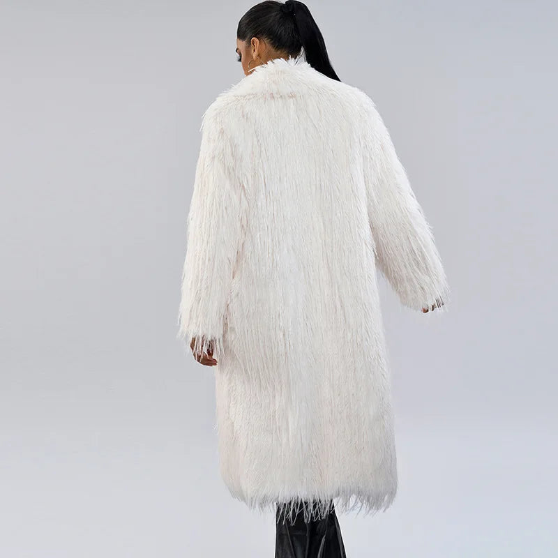 Stylish Fall and Winter Fur Coat.  Fluffy and Warm for Comfort and Style