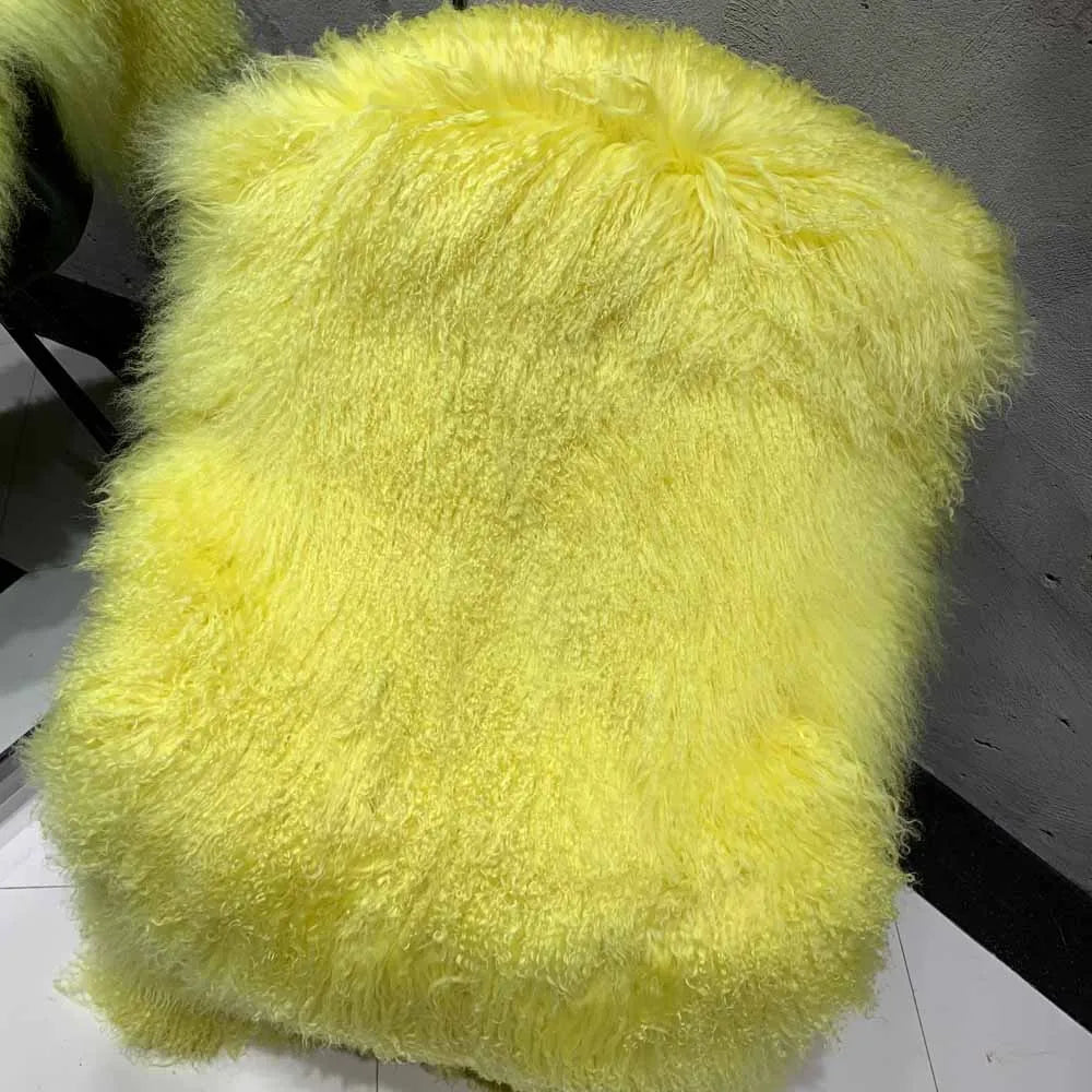 Luxury Vibrant Faux Fur Jacket