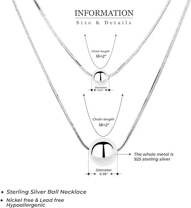 Italian Sterling Silver Foxtail Necklace with Adjustable Slider