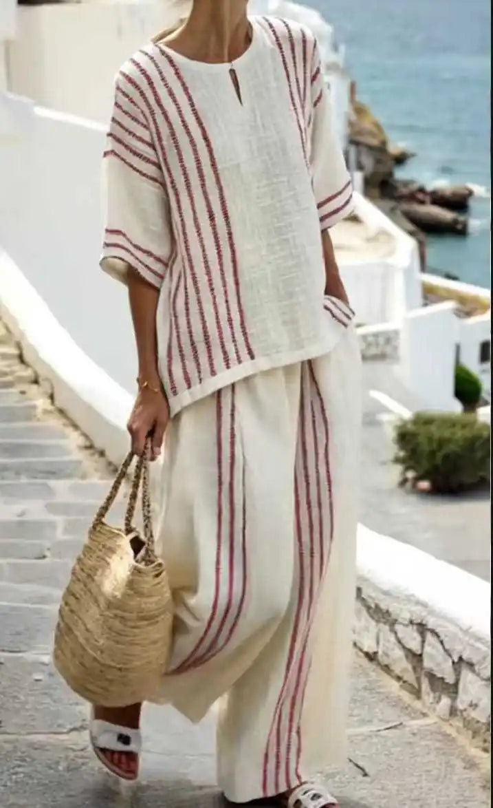 Effortlessly Chic Cotton‑Linen Summer Set