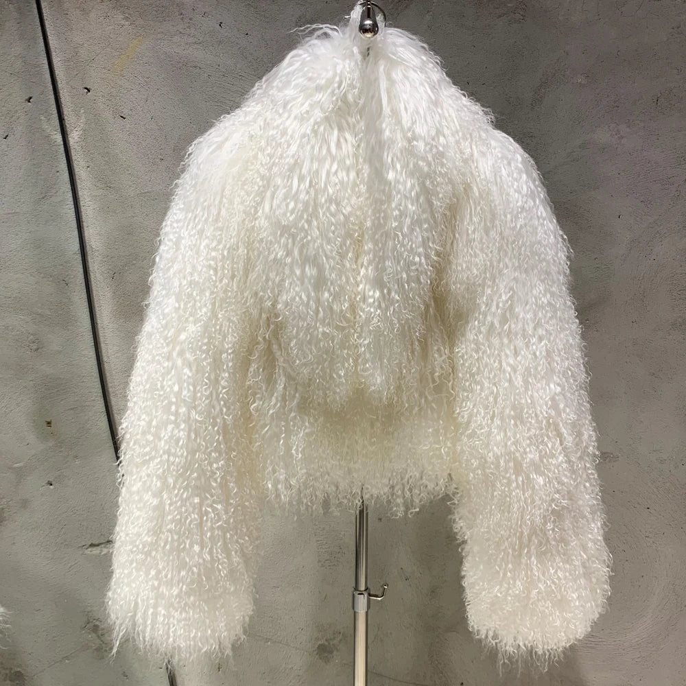 Luxury Vibrant Faux Fur Jacket