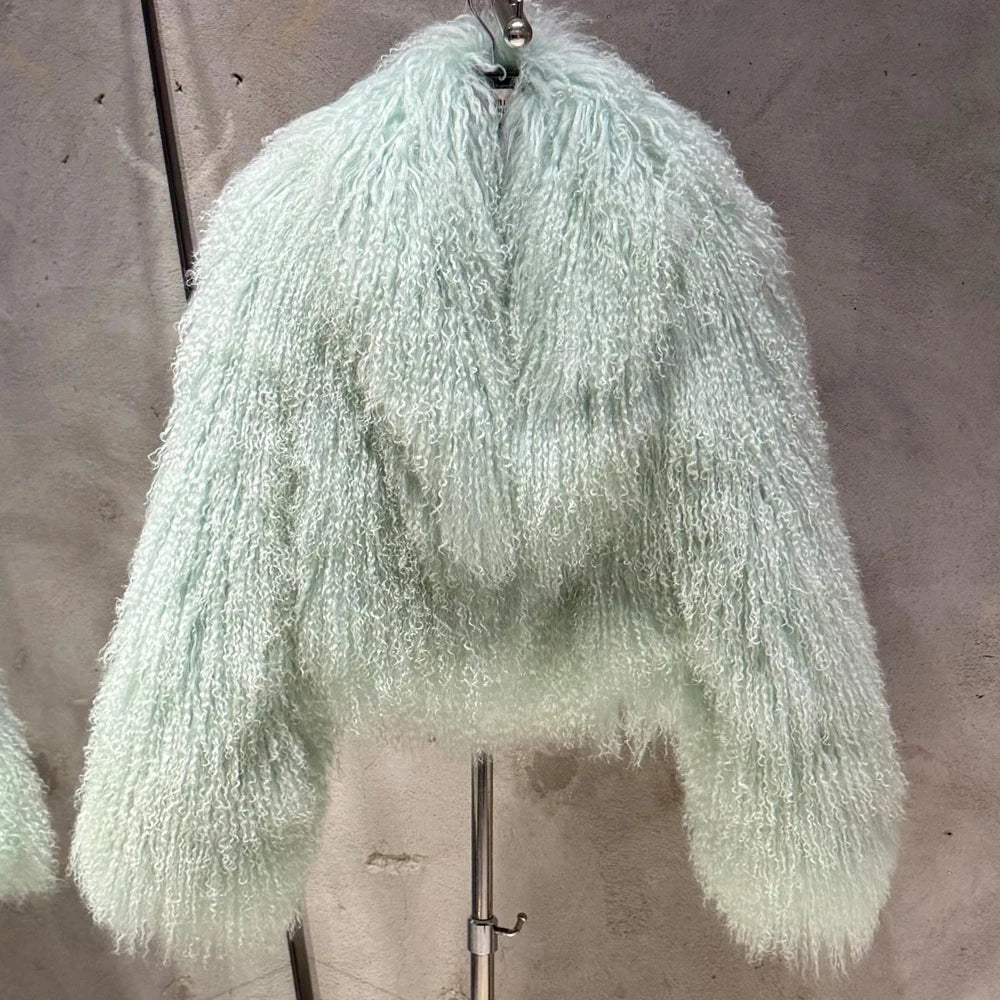 Luxury Vibrant Faux Fur Jacket