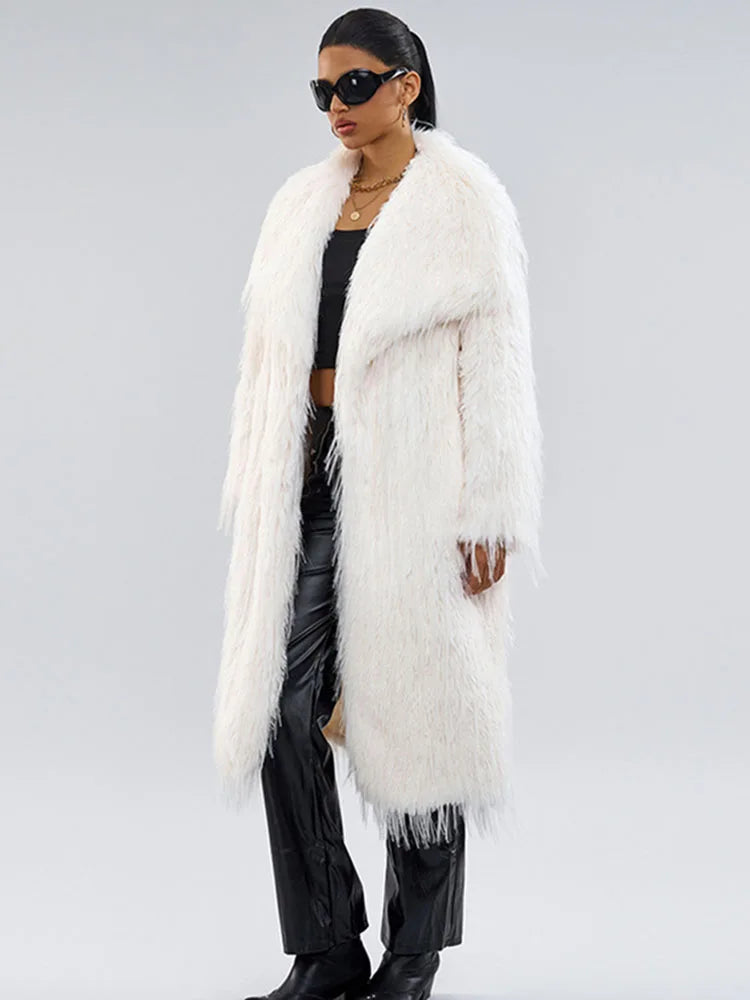Stylish Fall and Winter Fur Coat.  Fluffy and Warm for Comfort and Style