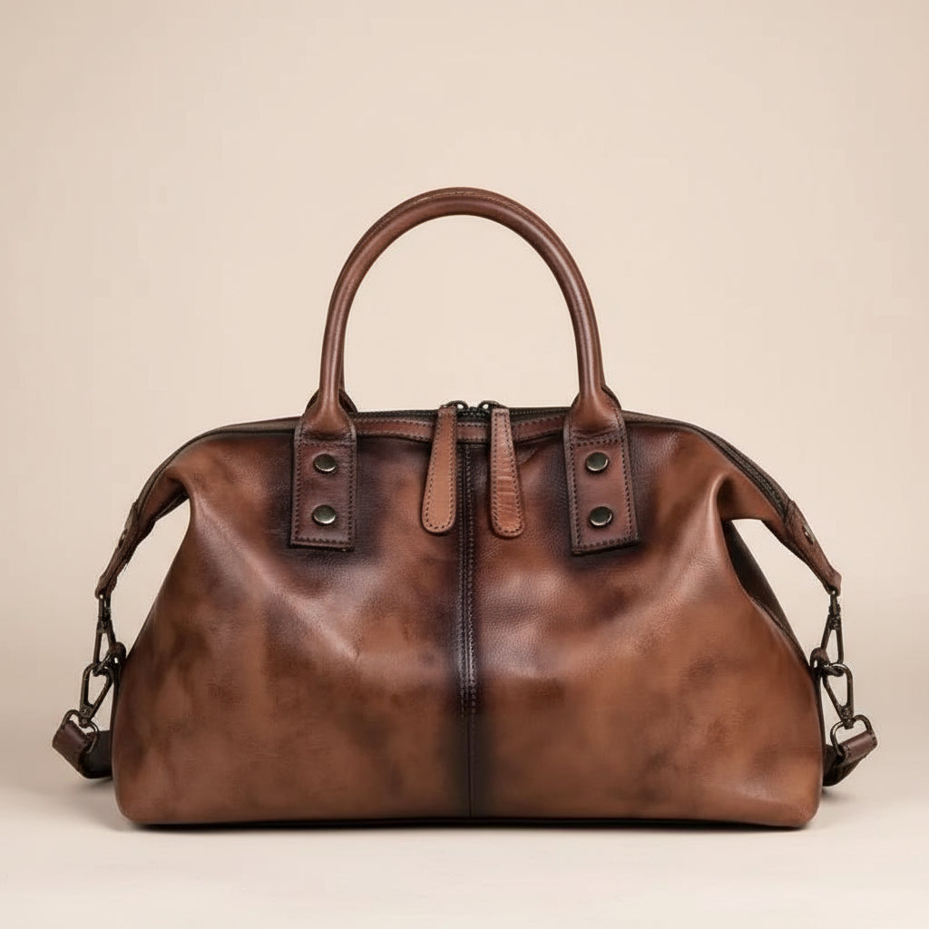 Genuine Leather Large Capacity Bag.  Suitable for all Seasons. Soft and Versatile