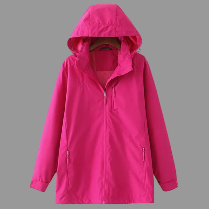 Outdoor Jacket for Ladies 2XL - 5XL.  Beautifully tailored with lining.  Hooded