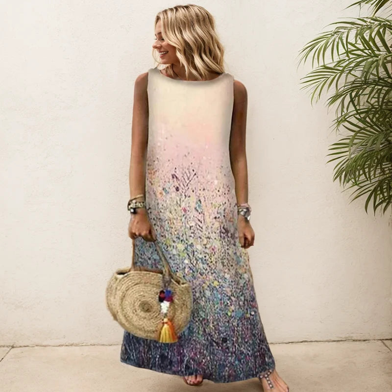 Versatile Printed Summer Dress for Everyday Wear