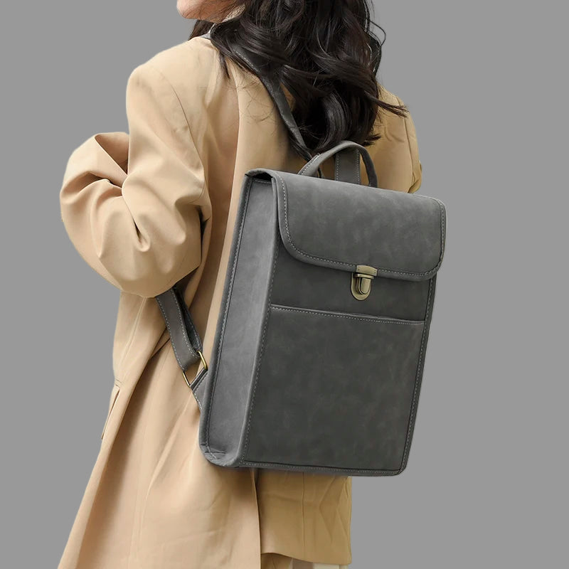 Minimalist Soft Leather Backpack. Versatile, Strong and Functional