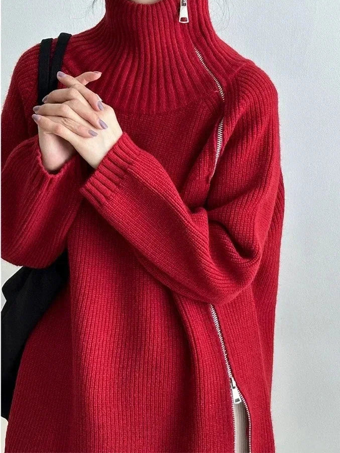 One cardigan. Infinite outfits.  Ladies Long Knit Cardigan.