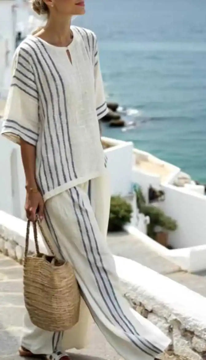 Effortlessly Chic Cotton‑Linen Summer Set