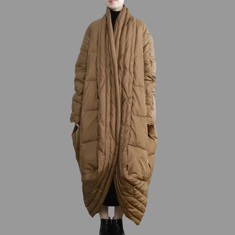 Women's Long Quilted Down Coat