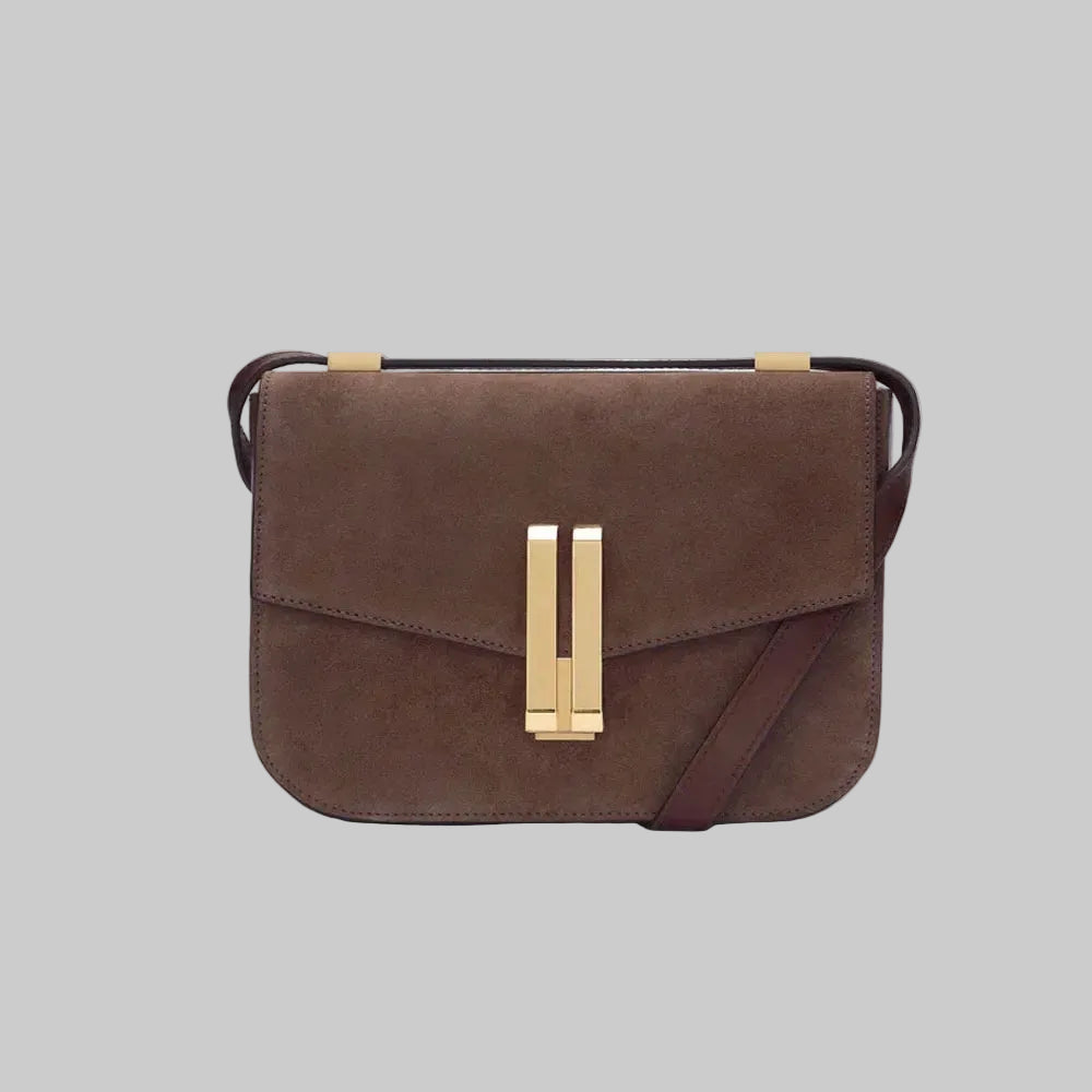 Versatile Genuine Leather Messenger Bag