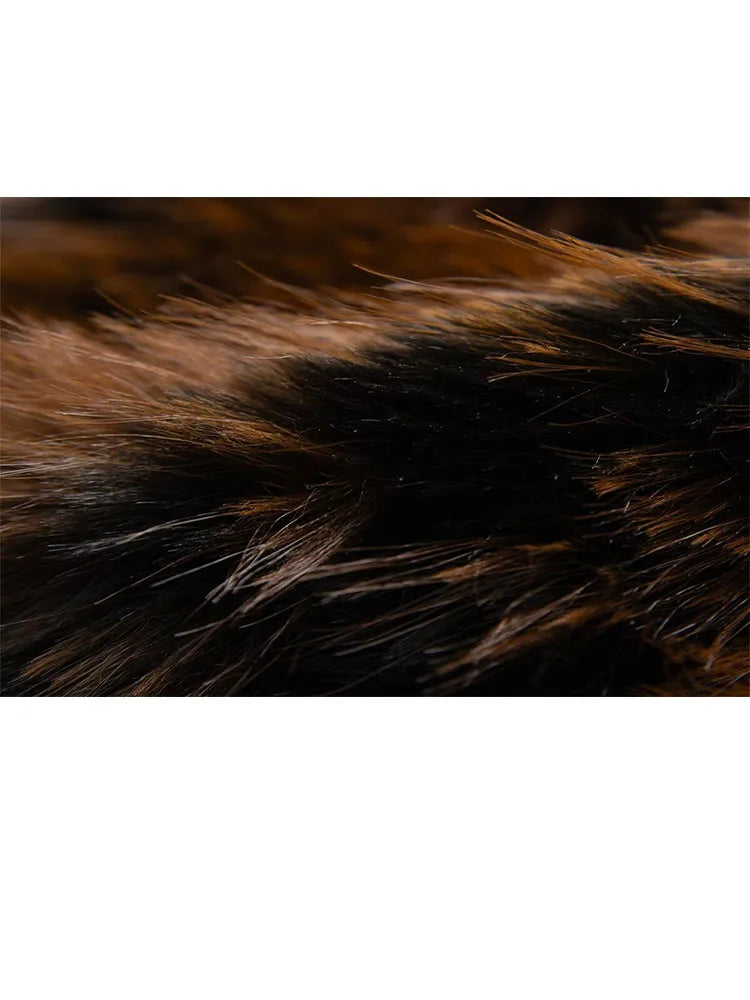 Stylish Faux Fur Jacket. Lined and Warm