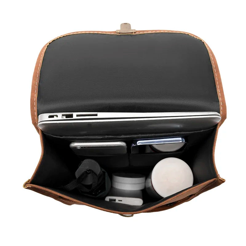 Minimalist Soft Leather Backpack. Versatile, Strong and Functional