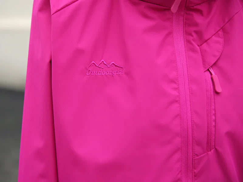 Outdoor Jacket for Ladies 2XL - 5XL.  Beautifully tailored with lining.  Hooded