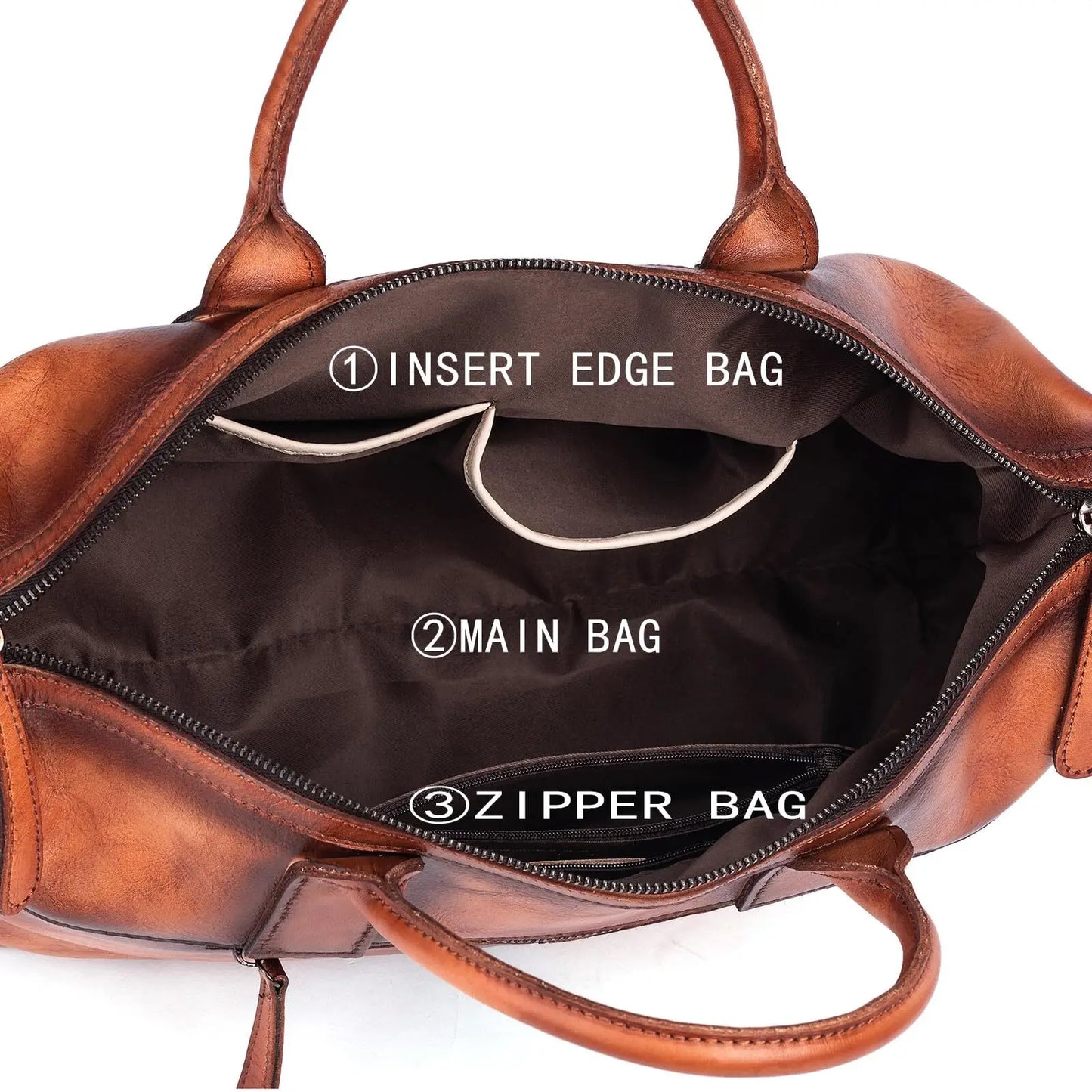 Genuine Leather Large Capacity Bag.  Suitable for all Seasons. Soft and Versatile