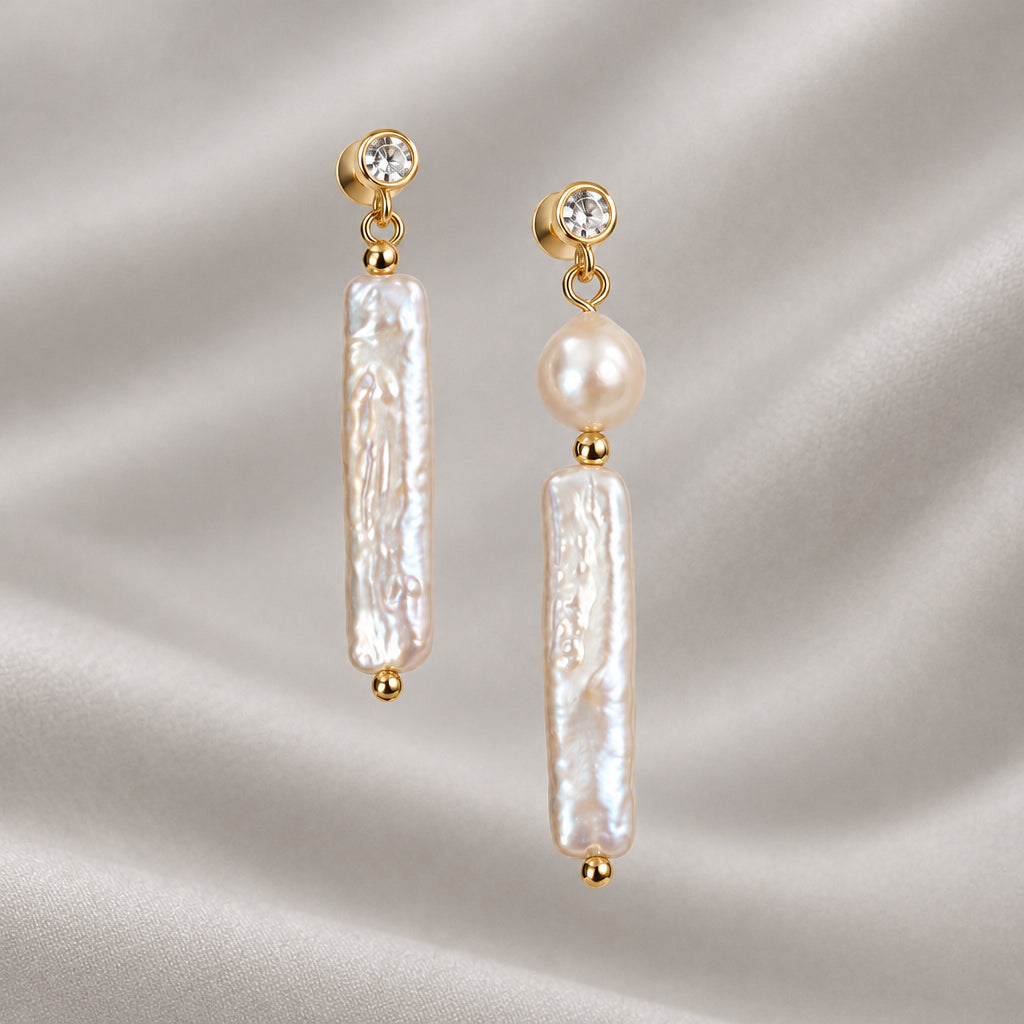 Freshwater Pearl Drop Earrings – Naturally Unique